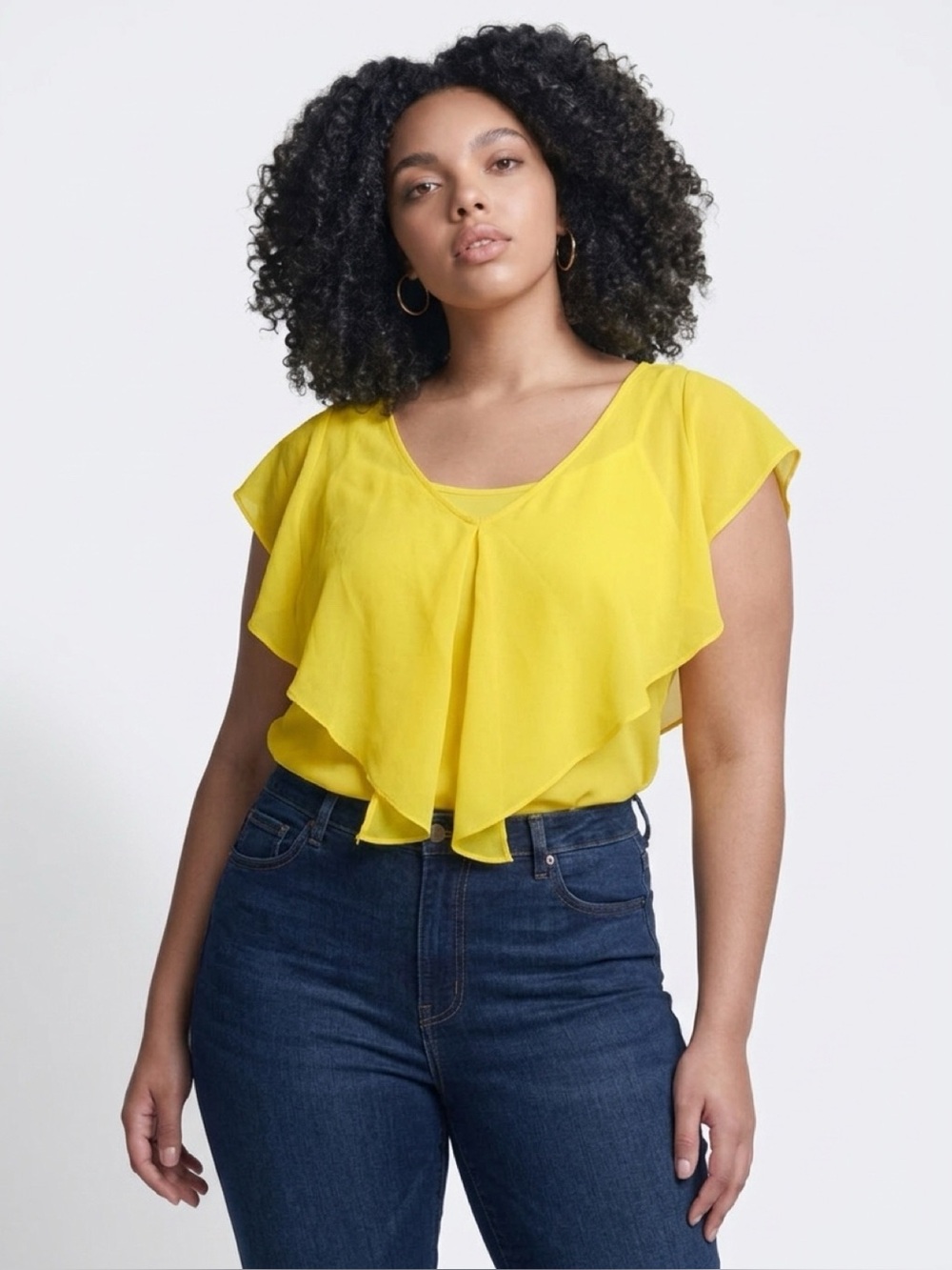 ARYN K, 100% Silk Sunday Blouse